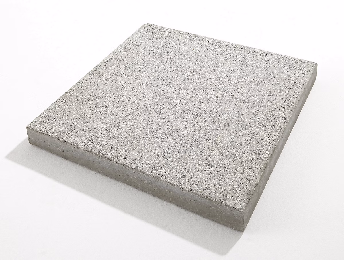 Dalle grenaillée Lagos grise 40 × 40 cm – ép.4 cm