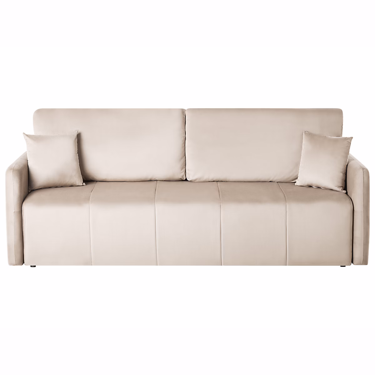 Canapé – lit 3 places EGGE Velours Taupe