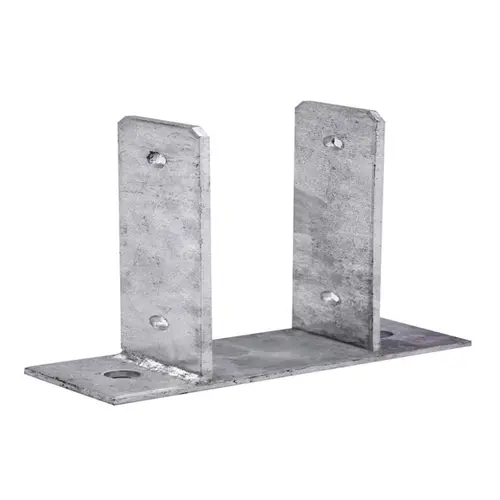 Pied d'ancrage pour sol dur pour poteau Cerland - 9 x 9 cm