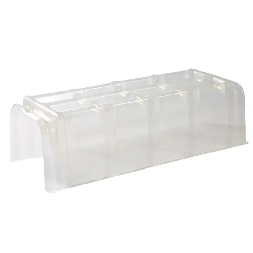 Lot de 3 tunnels Modulo'40 pour serre coloris transparent en plastique - 39 x 105 x 40 cm