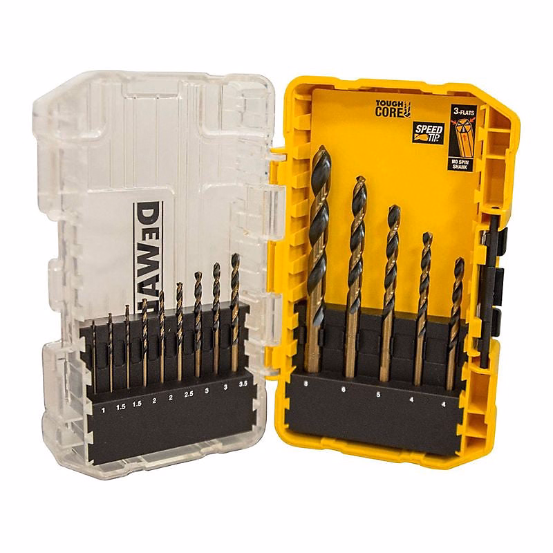 Coffret De 14 Forets Multi – matériaux Dewalt Dt70727, qz Black&gold