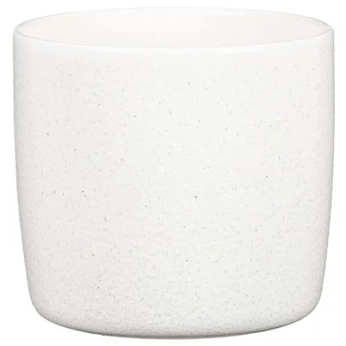 Cache-pot en céramique blanc Scheurich 900 Perla - Ø 28 cm