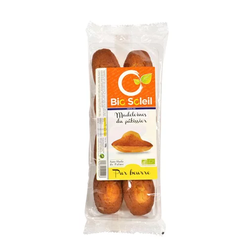 Madeleines pur beurre bio BIOSOLEIL