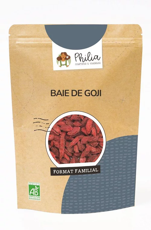 Baies de Goji bio Filia - sachet de 800 grammes