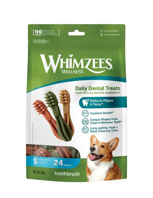 Brosse à dents pour chien Whimzees taille S