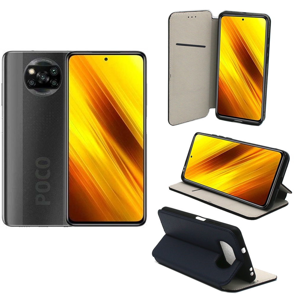 Xiaomi Poco X3 PRO Etui / Housse pochette protection bleu – Solutions extérieures