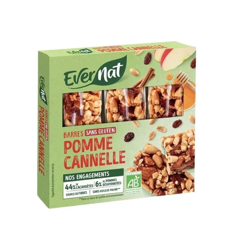 Barre pomme cannelle 3 x 25 g