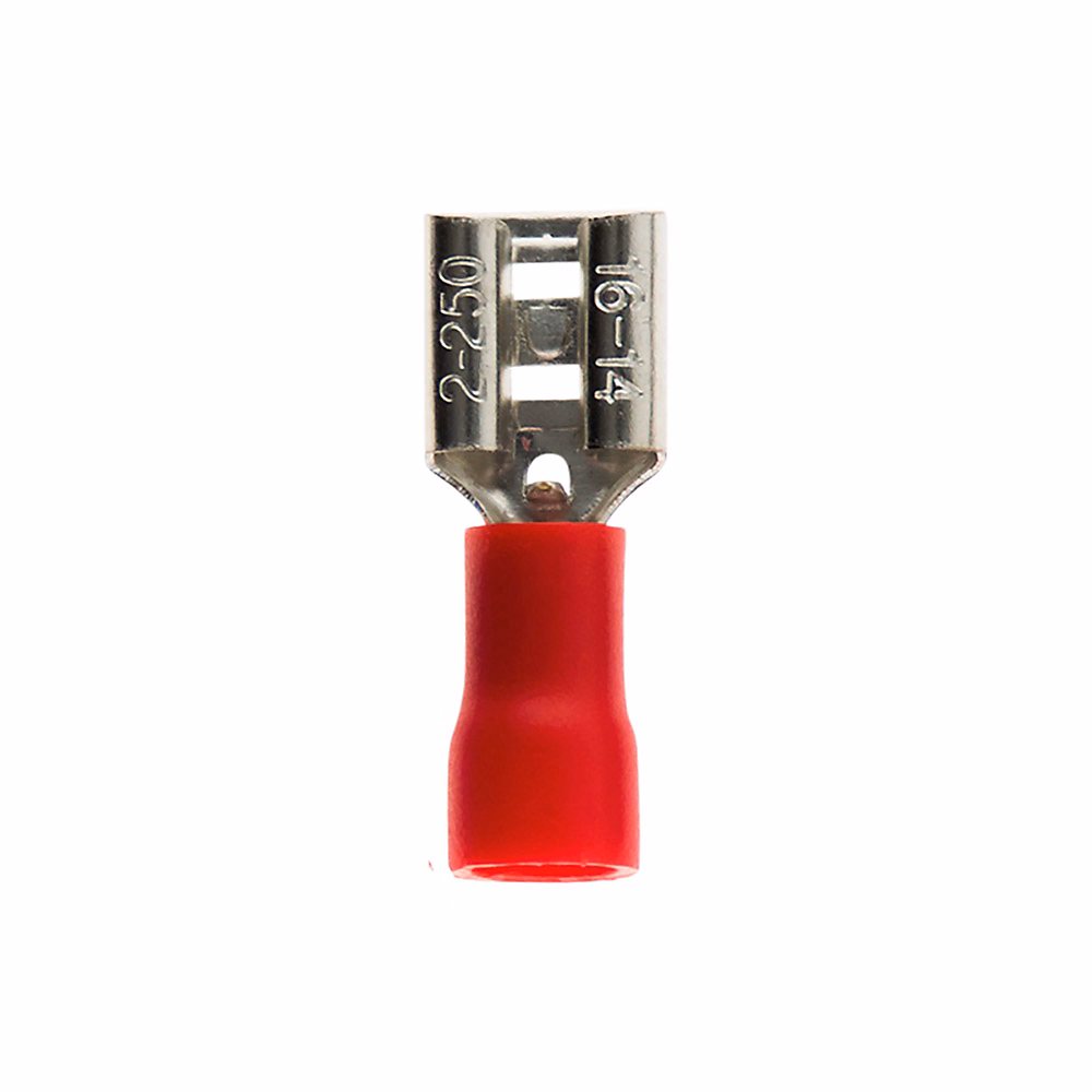 10 cosses clips femelles diamètre 6 – 3mm, Rouge, Zenitech