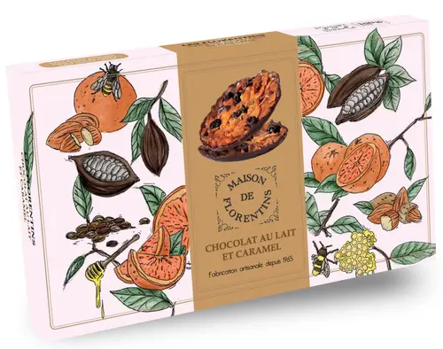 Florentins chocolat au lait et caramel beurre salé Maison de Florentins - 100 g