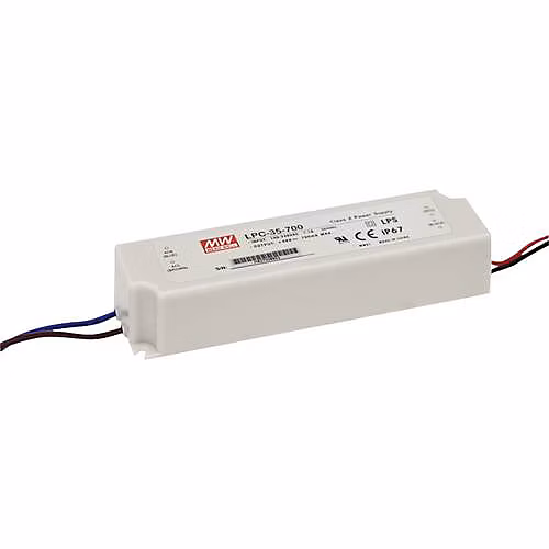 Driver LED Mean Well LPC – 35, 1050 9, 30 V DC 1050 mA boîtier IP67