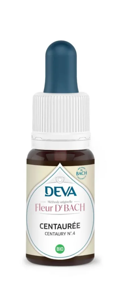 Complément alimentaire fleur de Bach centaurée bio Deva - 15 ml