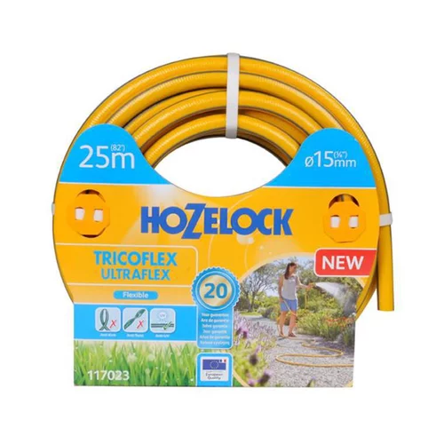 Tuyau Tricoflex Ultraflex coloris jaune Hozelock - 25 m x Ø 15 mm