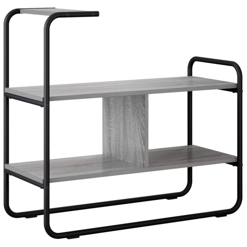 vidaXL Table console Sonoma gris 80 x 35 x 75 cm Bois d'ingénierie – Mobilier de jardin