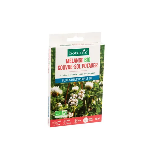 Mélange de graines couvre-sol pour potager bio botanic® - graines à semer (10 m²)
